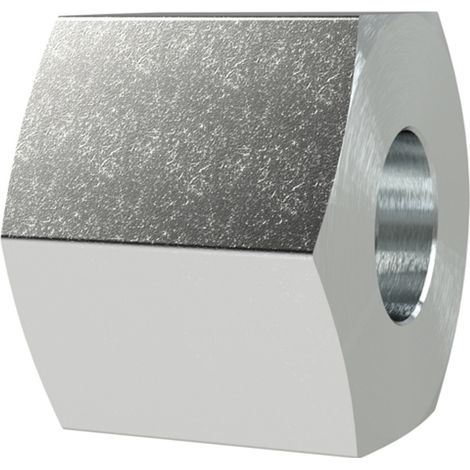 Riegler Überwurfmutter, M36x2,0, Rohr-Außen-Ø 25 mm, SW1 46, Stahl verz. (1/3)