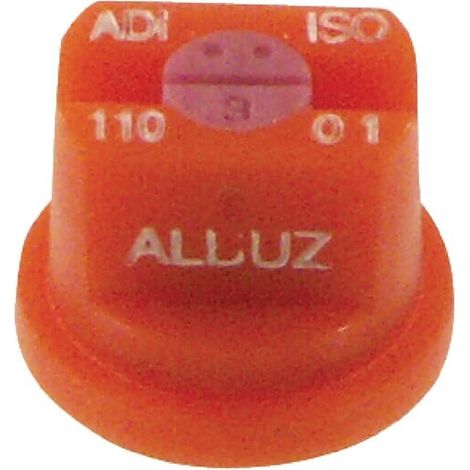 Tobera est谩ndar doble chorro plano ADI 110掳 01 naranja cer谩mica Albuz ALBUZ ADI11001
