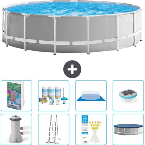 Intex Piscine Prism Frame Ronde - 457x122 cm - 9-pièces  S576