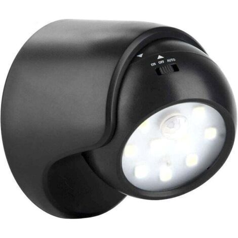 Applique murale extérieure à LED 1000 lumens – Détecteur de mouvement jusqu'à 15m – Éclairage sans fil – Rotation 360° (1/4)
