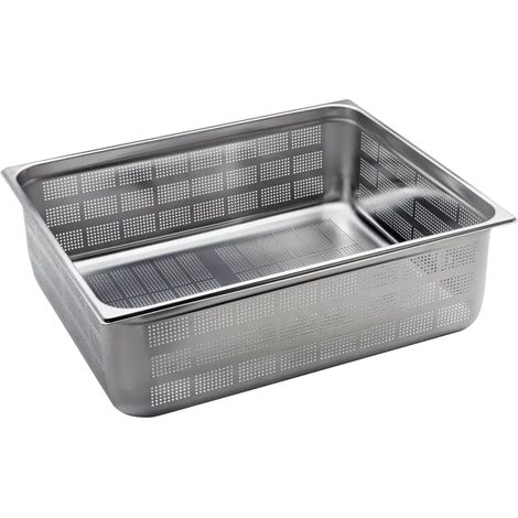 Bac gastronorme perforé GN 2/1 - 200 en inox REDFOX - GND 2/1-200 - REDFOX
