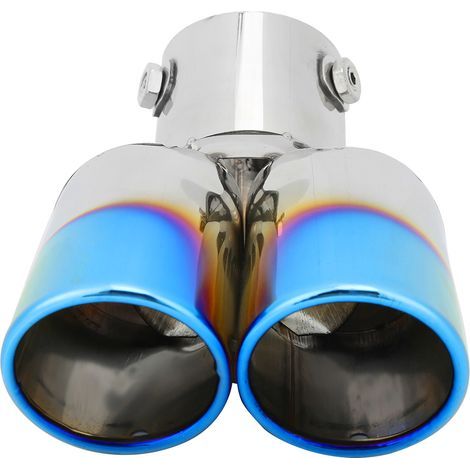 Tubo de escape universal de acero inoxidable, 2,4 pulgadas, para actualización de automóviles (1/5)
