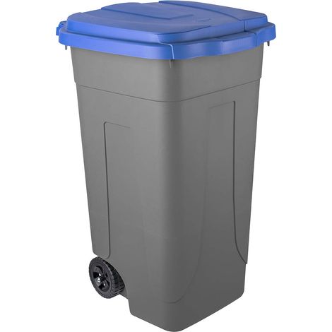 Bidone per Rifiuti 80 l Colore Blu (1/5)