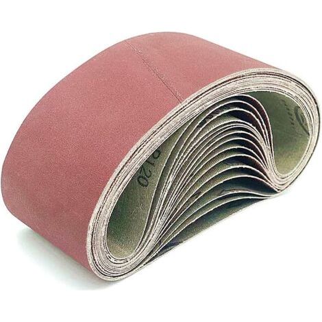 610 x 100 annular abrasive belt, 4-inch aluminum oxide abrasive belt (5 pieces)