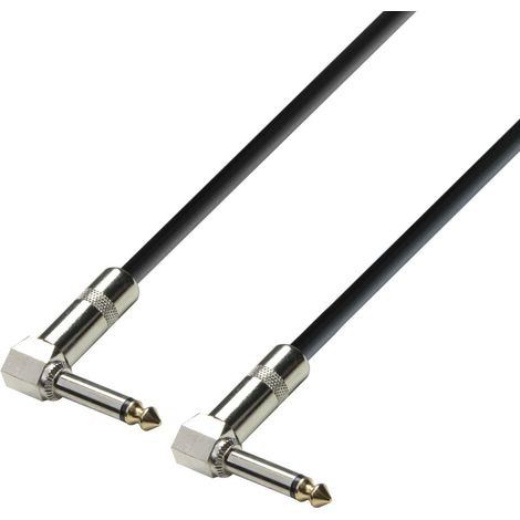Cavo JACK 6,3 Mono A JACK 6,3 Mono Angolato 0,15m