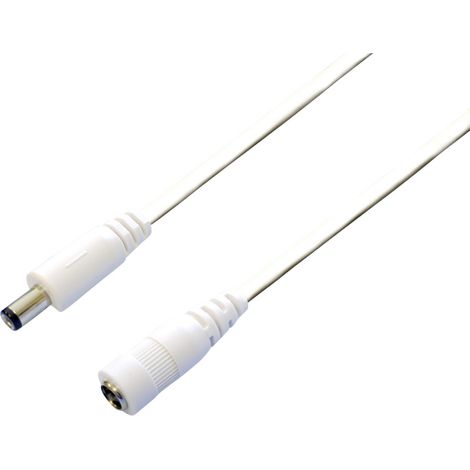 BKL Electronic 072096 Niedervolt-Verlängerungskabel Niedervolt-Stecker - Niedervolt-Buchse 5.5 mm 2.