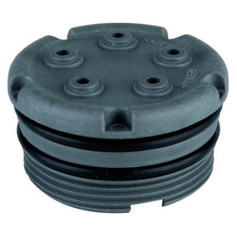 Elemento pulsante 45656 per doccetta pulsante, grigio scuro (1/3)