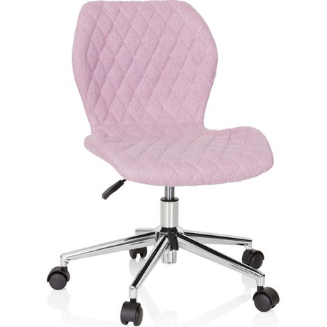 Kinderschreibtischstuhl / Kinderstuhl JOY II Stoff rosa hjh OFFICE (1/5)
