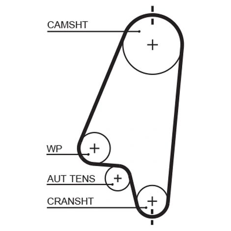 Pompe à eau + kit de courroie crantée Gates KP1TH15310XS BEDFORD