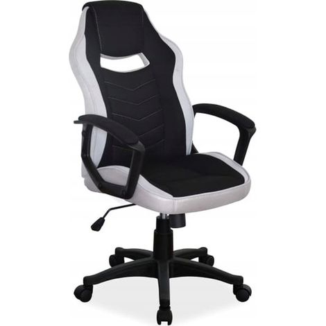 Sedia da gaming girevole Camaro grigio/nero (1/2)