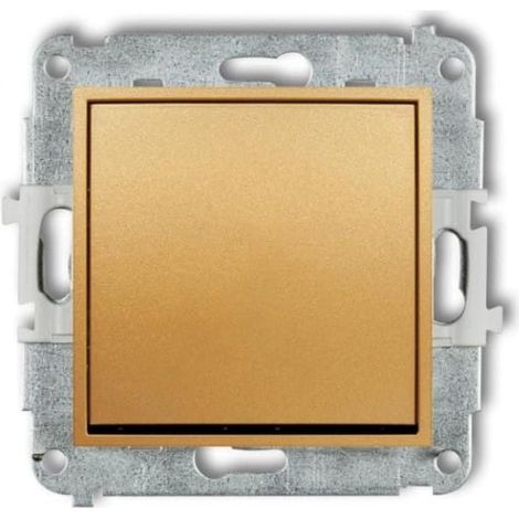 Mini interruttore unipolare dorato 29MWP-1