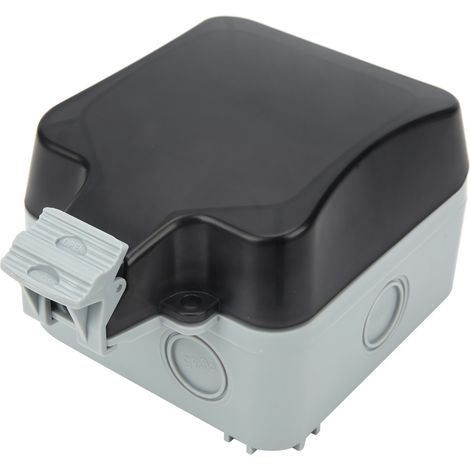 Prise murale étanche à 2 trous de style allemand pour usage extérieur, 250 V UE (1/5)