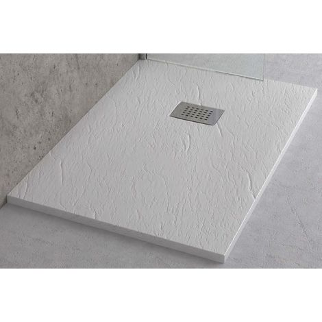 SCELTO DA DESIVERO Piatto doccia Mineral 100x80 bianco codice prod: DSV15849BI (1/2)