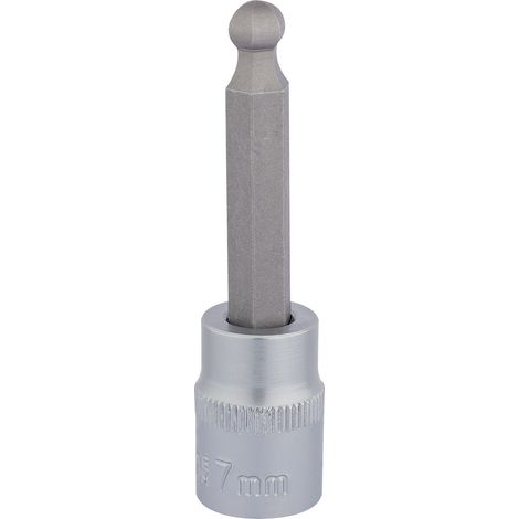 Draper 16290 Draper Expert Ball End Hexagonal Socket Bits, 3/8"" Sq. Dr., 7mm (1/5)