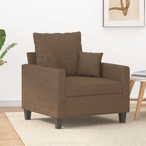 Fauteuil-Chaise de relaxation-Fauteuil Relax Marron 60 cm Tissu 632129 (1/5)