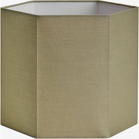 SKLUM Lampenschirm aus Stoff Teneriffa Grün Salbei Ø30 cm