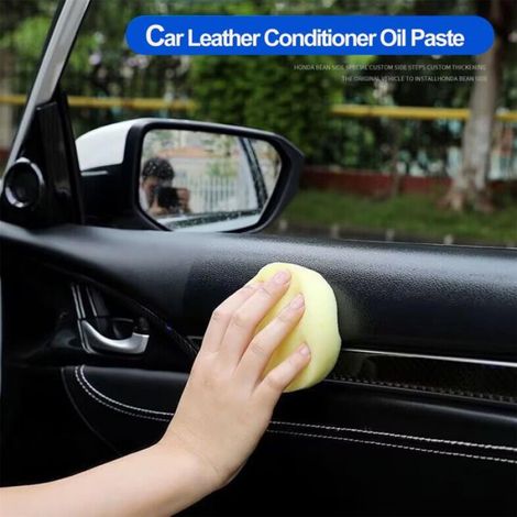 Crème Nettoyante Cuir - Pour Intérieur Automobile - 150 G - Traitement et Entretien du Cuir - Lot de 3 (1/5)