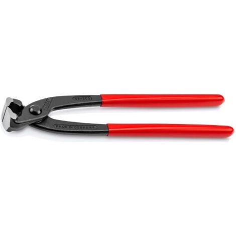 Tenaille russe (Pinces bétonneur ou pinces réparateur) noire atramentisée, gainées en plastique 250 mm 99 01 250 (1/5)