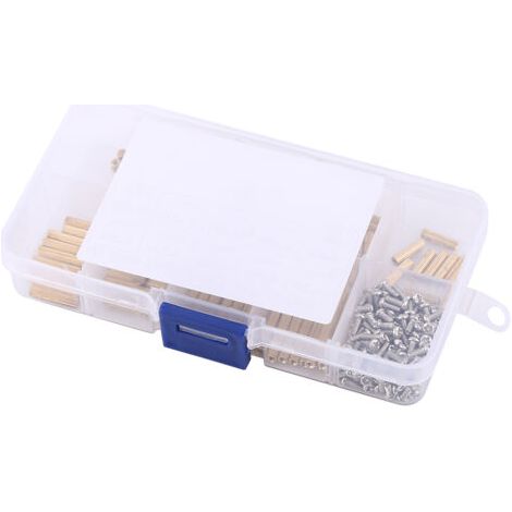 Kit d'assortiment de 270 entretoises et vis femelles M2 en laiton