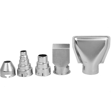 Ensemble de 5 buses en acier inoxydable pour pistolet à air chaud et accessoires de soufflerie. (1/5)