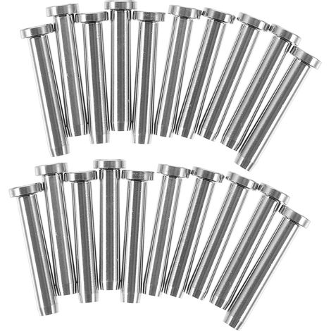 20 pièces Lot de Tendeurs Câble Inoxydable pour Kit Garde-corps Connecteurs Robustes et Résistants Corrosion pour Usage Intérieur et Extérieur Compatible avec Poteaux (1/5)