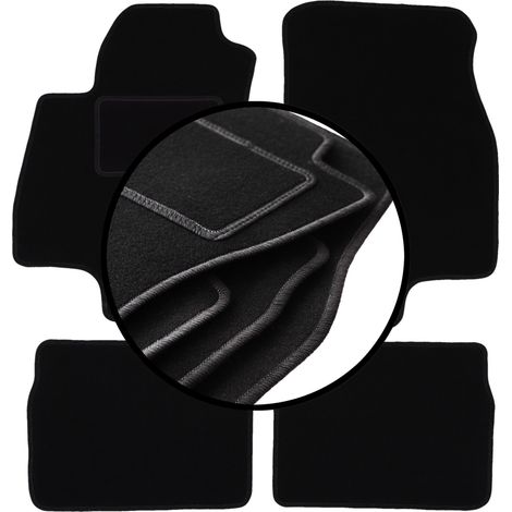 Juego completo de alfombrillas de terciopelo para: Opel Astra G sedán, familiar, hatchback (1998-2009)