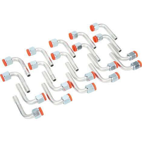 Lot de 20 raccords coudés à 90° avec joint torique femelle pour tuyau de climatiseur, adaptateur de 5/8 po (1/5)