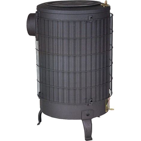 THECA ESTUFA CHAPA NEGRA L4 ECONOMICA SALIDA 120 mm. (1/2)