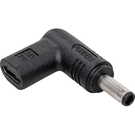 Adaptador USB-C / 4,5 x 3,0 mm para portátil Dell Asus AK-ND-C10 Power Delivery 10 (1/3)