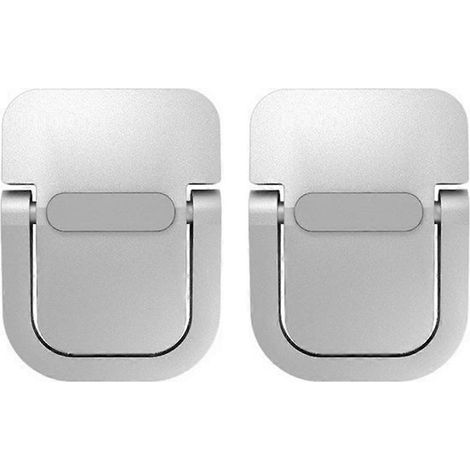 paire de supports autocollants pour pieds de support de base en aluminium pour ordinateur portable, support pour radiateur ( ) (1/3)