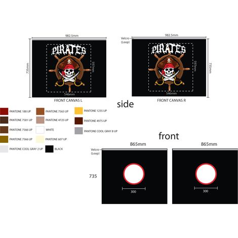 Tente de lit Pirates