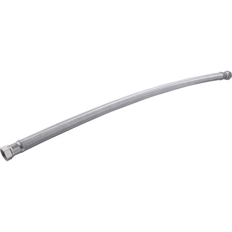 Flexible de Acero Inox Hembra Igual DN25 QUICK PLOMBERIE - Hembra Hembra 1" Paso Interior de 25mm Longitud 1000mm
