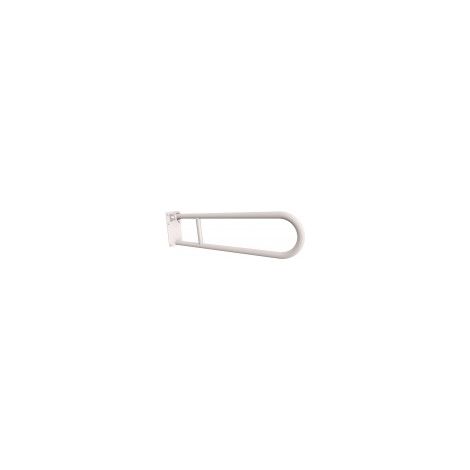 Mango basculante semicircular con placa de 70 cm, color blanco.