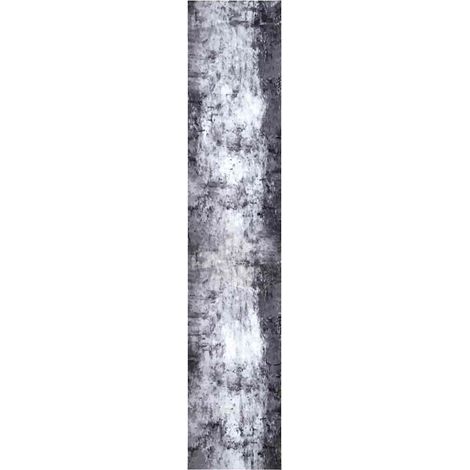 Alfombra de cocina Gris 300 x 60 cm Terciopelo vidaXL