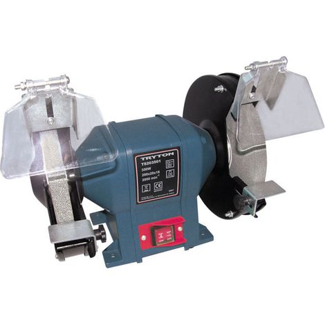 Tryton Amoladora de banco 350W Negra Potente y Robusta