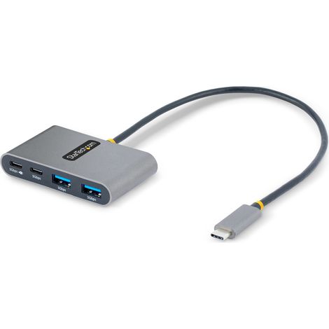 StarTech.com 5G2A2CPDB-USB-C-HUB hub di interfaccia USB 3.2 Gen 1 (3.1 Gen 1) Type-C 5000 Mbit/s Grigio (1/4)