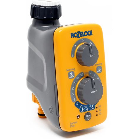 Hozelock Sensor Plus programador de riego gris amarillo (1/5)