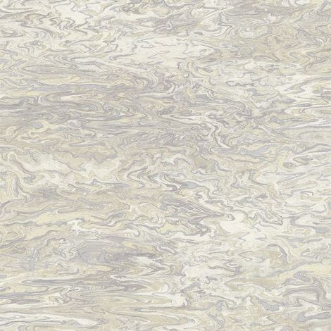 Empapelado aspecto piedra Profhome 383581 papel pintado vinílico estampado en caliente tejido non tejido ligeramente texturado de aspecto piedra efecto satinado beige gris blanco crema 5,33 m2