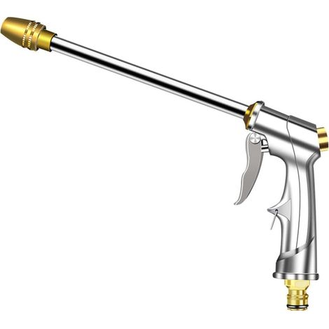 Metal Garden Spray Gun Spray Gun Garden Hose Gun High Pressure Spray Gun Car Washing Gardening (1/5)