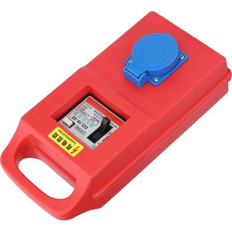Tragbarer IP54 200-250VAC Dreifachsteckdosenverteiler für Baustellen mit wasserdichtem Gehäuse (1/5)