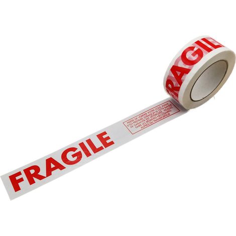 Lot de 36 Rouleaux Adhésifs " Fragile" SILENCIEUX : 48 mm X 100 mètres (1/2)