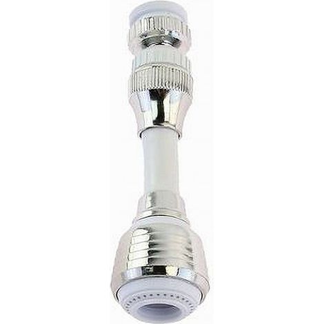 TRADE SHOP - Aeratore Rompigetto Lavello Rubinetto Cucina Cromato Snodato Bianco Cromo 87166 -