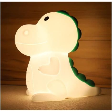 Dinosaur baby night light - 7 colors - touch control - rechargeable LED (1/4)