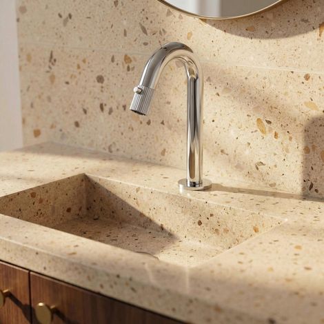 Handwaschtischarmatur, Kaltwasser, Chrom, Esseline, ESSEBAGNO ESSEBAGNO (1/5)