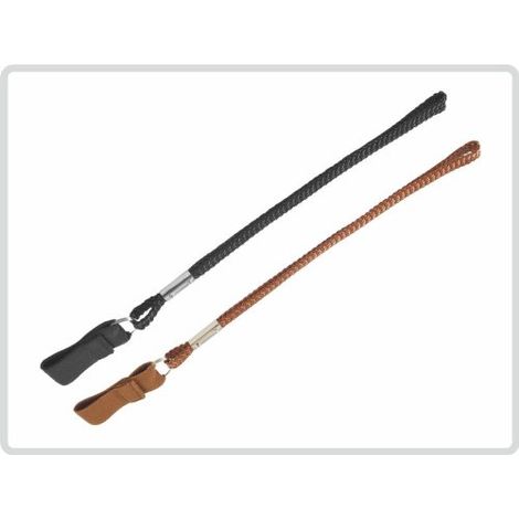 Schwarzer Stockriemen - für Faltstock, Gehstock oder Spazierstock oder Verletztenstock .