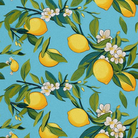 Tela decorativa para exteriores Oxford - Motivo frutal  DX6129 (1/5)