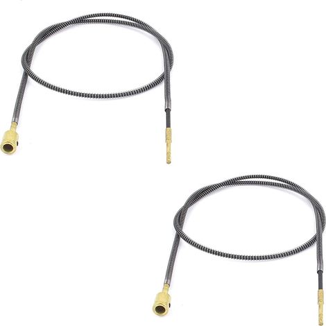 2pcs 99cm / 3.2ft Metal Flexible Inner Shaft Cable for Bench Grinder Drill Press Flexible Shaft Rotary Motor (1/3)