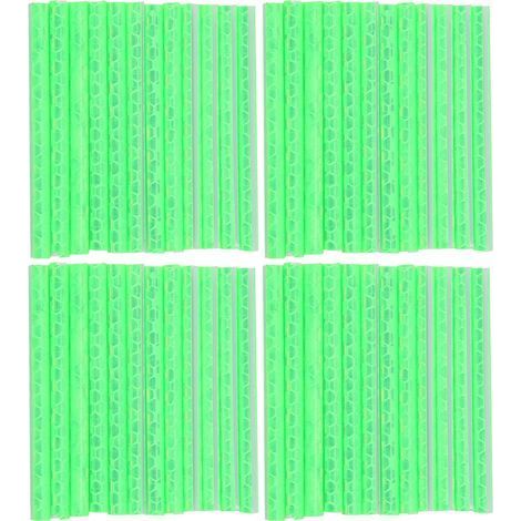ZTTO Poignées de Guidon Bicyclette avec Bouchons Vis, Accessoire Vélo en Caoutchouc Polyester Vert (1/5)