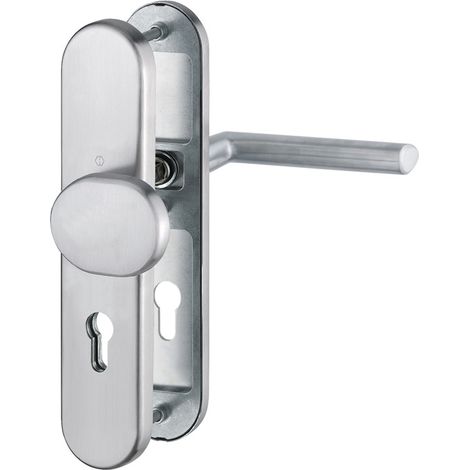 HOPPE Garniture coupe-feu Amsterdam FS-E86G/3331/3310/1400F acier inoxydable F69 D/K ( 3000220044 ) (1/3)