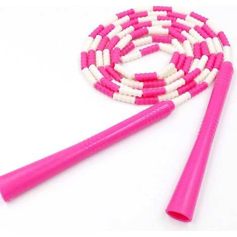 Corde à sauter ajustable, segmentée et à perles pour adultes et enfants (1/5)